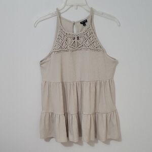 Torrid Sleeveless Goddess Tiered Top, Size 1X